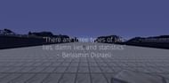 Statistics can be difficult and misleading as echoed in this quote by Benjamin Disraeli. (Image via DreamXD/YouTube)